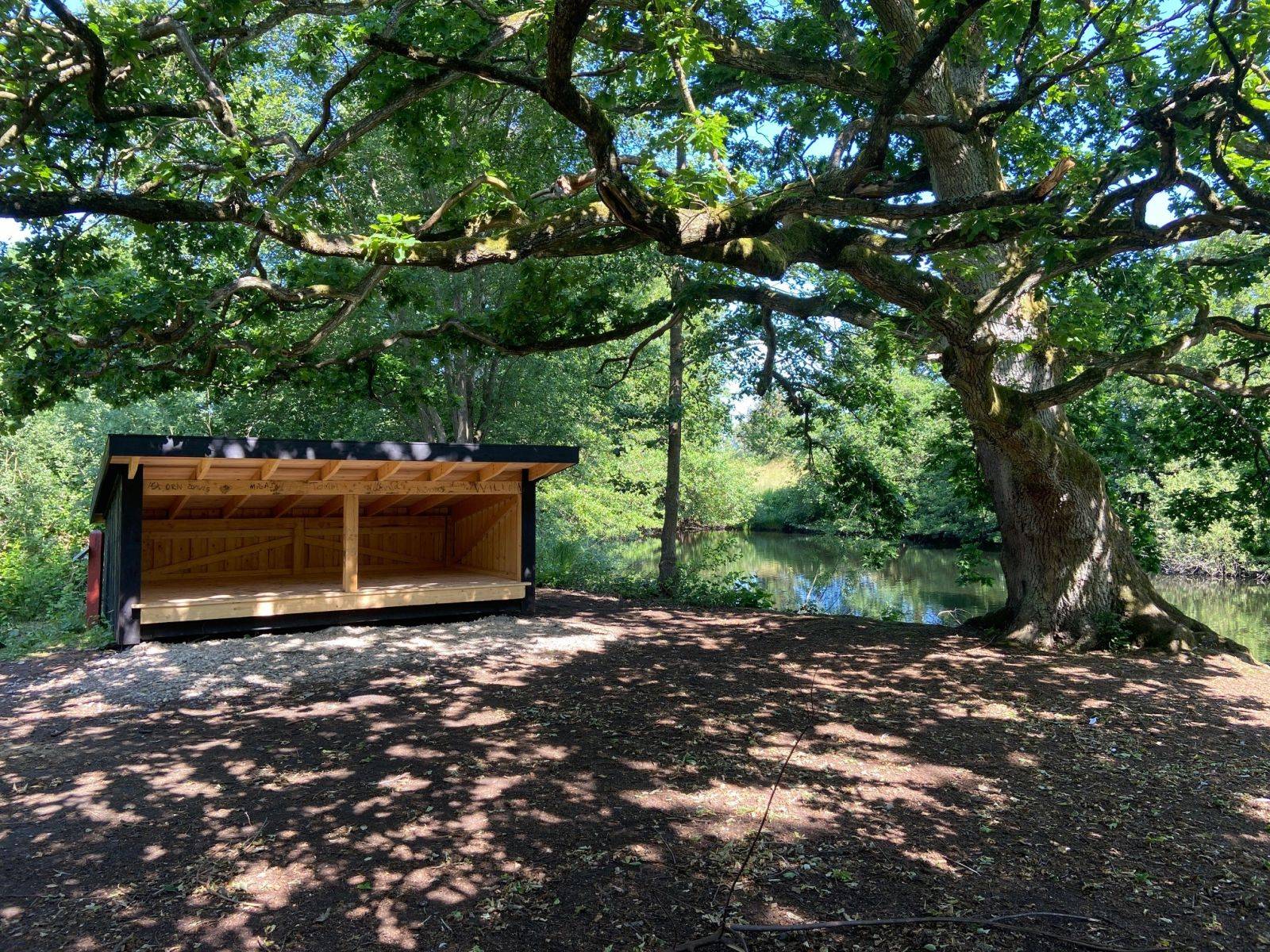 Billede af shelter Rygård Overdrev, shelter ved Oksemosen