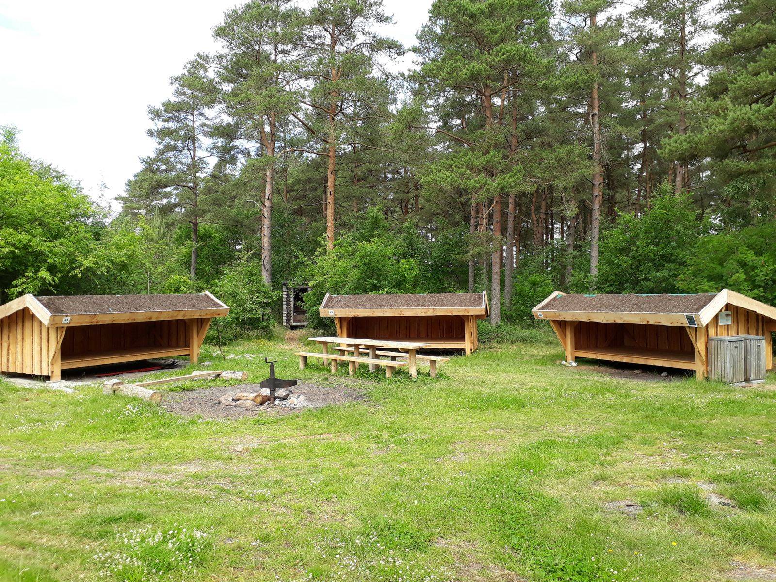 Billede af shelter Sunds plantage shelterplads