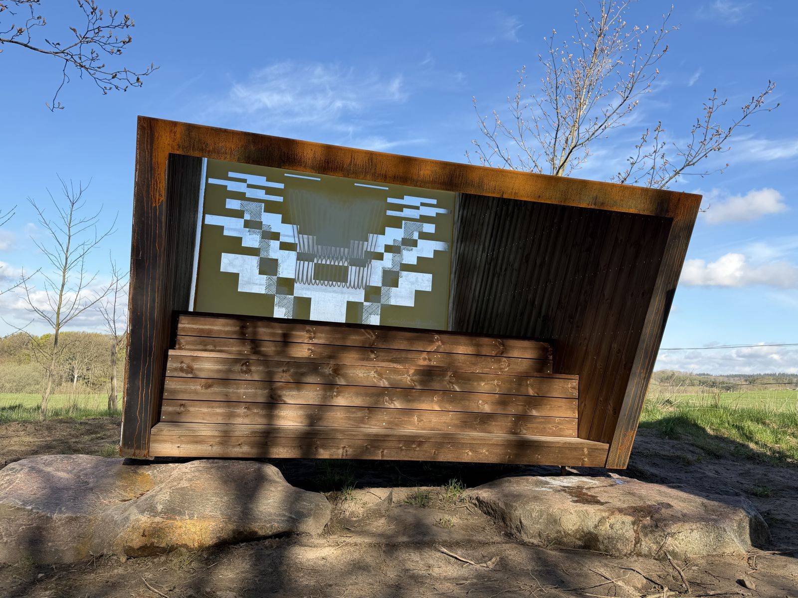 Billede af shelter Geotopen Slettingen, Guldblomme bookbart shelter