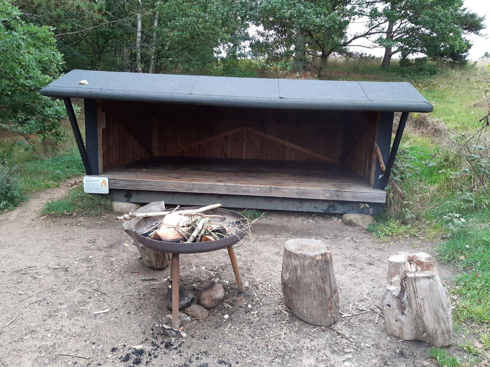 Billede af shelter Lejrplads Ørnbjerg Mølle   - shelter nr. 1 (bookbar)                  – billede 5
