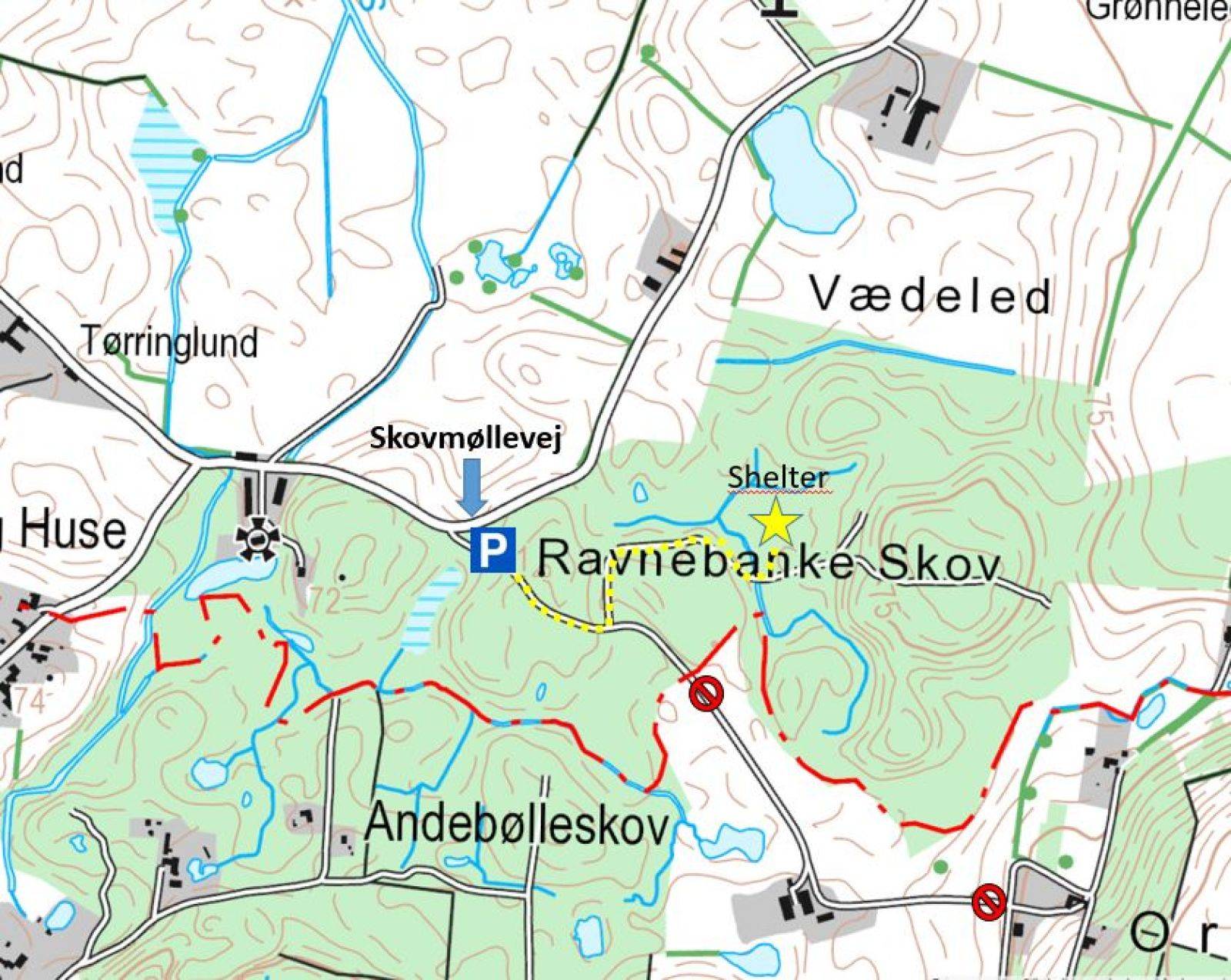 Billede af shelter Ravnebanke Skov  – billede 2