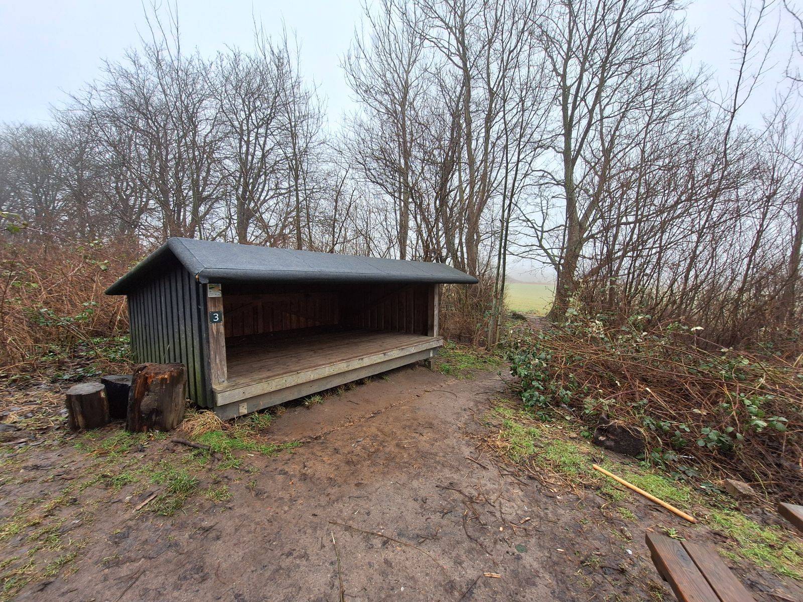 Billede af shelter Kalø Hovedgård   - Shelter nr. 3 (ikke bookbar)                  – billede 3