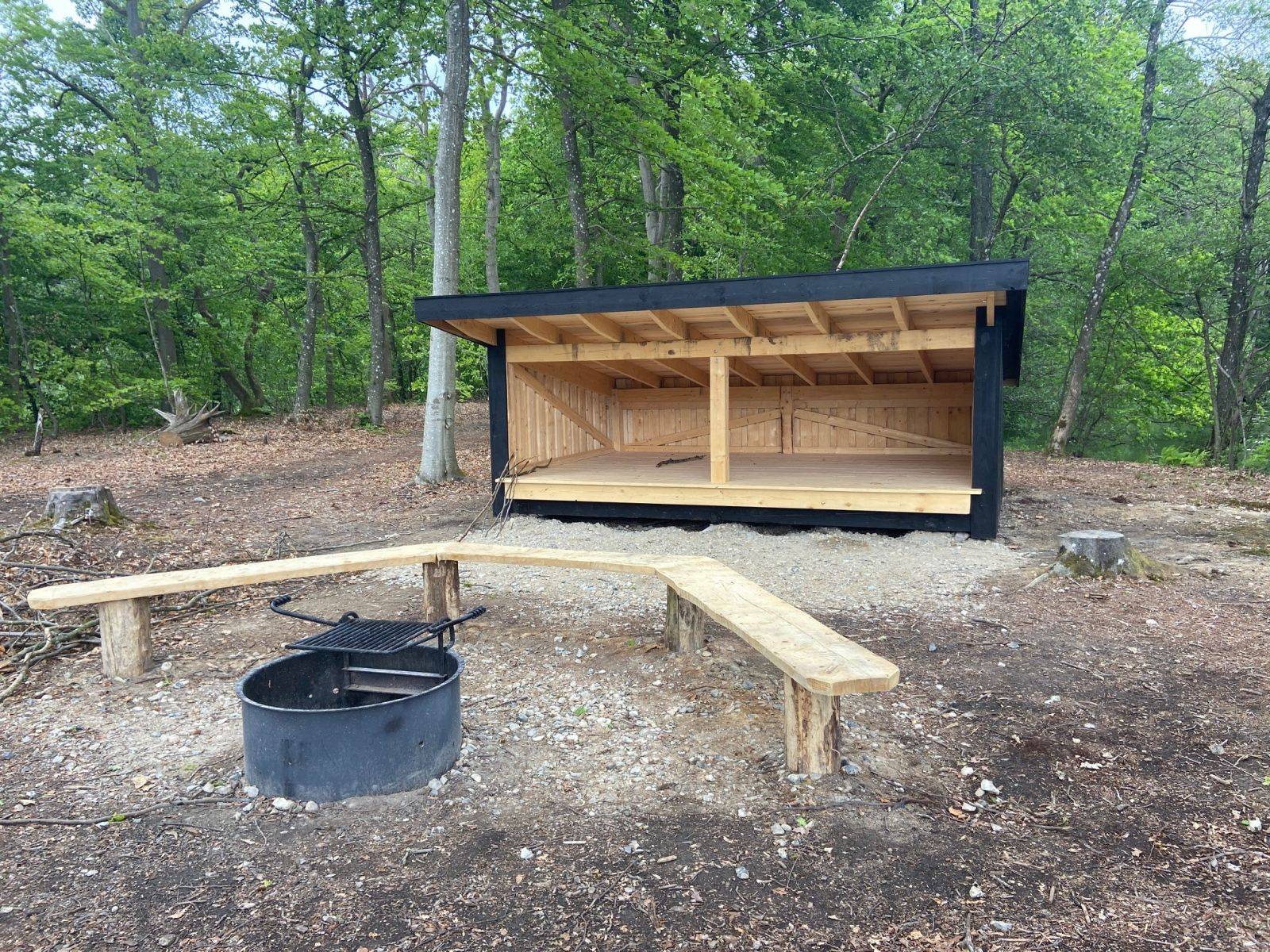 Billede af shelter Tokkekøb Hegn, Shelterplads ved Store Donse Dam – billede 3