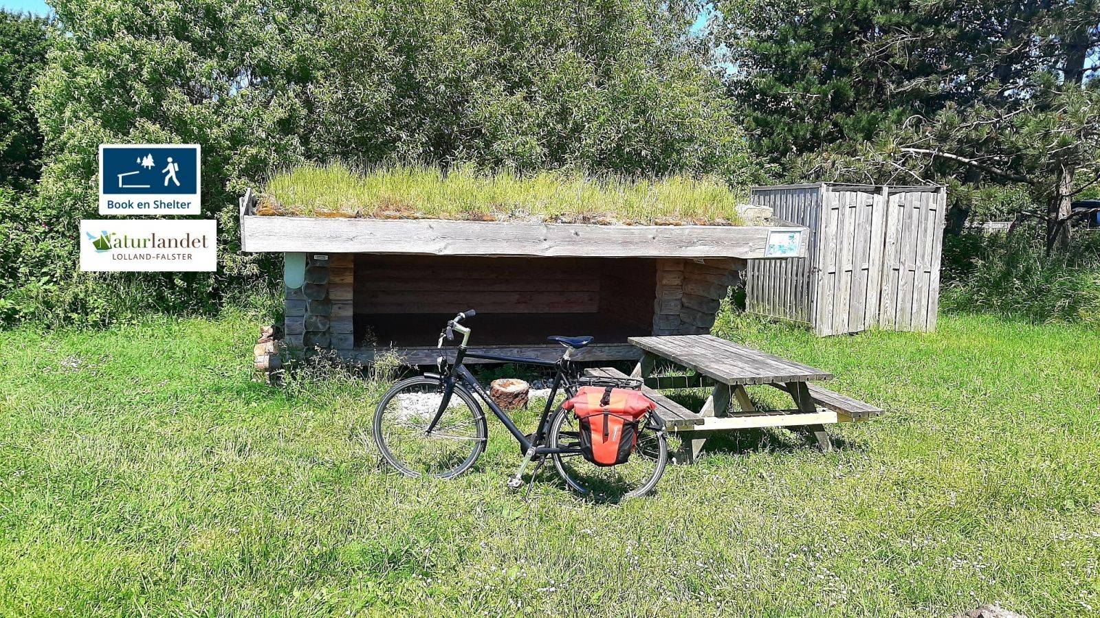 Billede af shelter Bruserup Naturteltplads