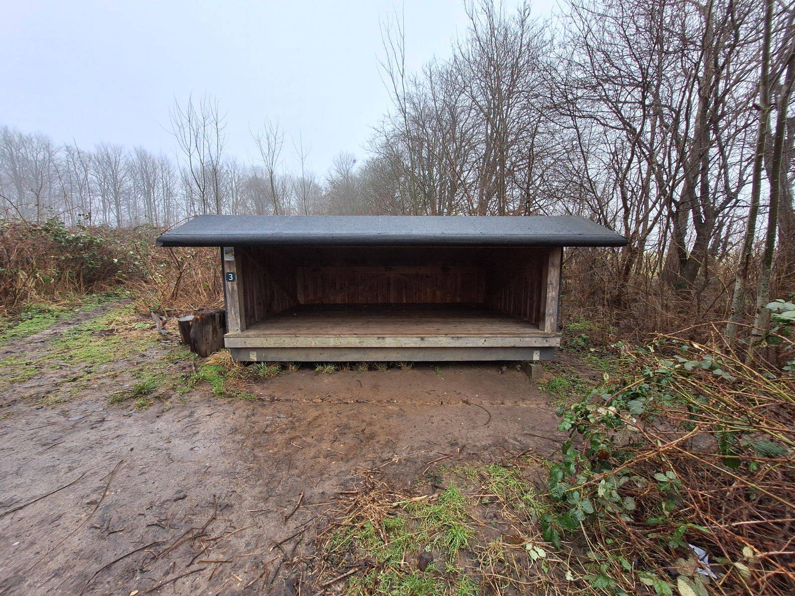 Billede af shelter Kalø Hovedgård   - Shelter nr. 3 (ikke bookbar)                  – billede 2