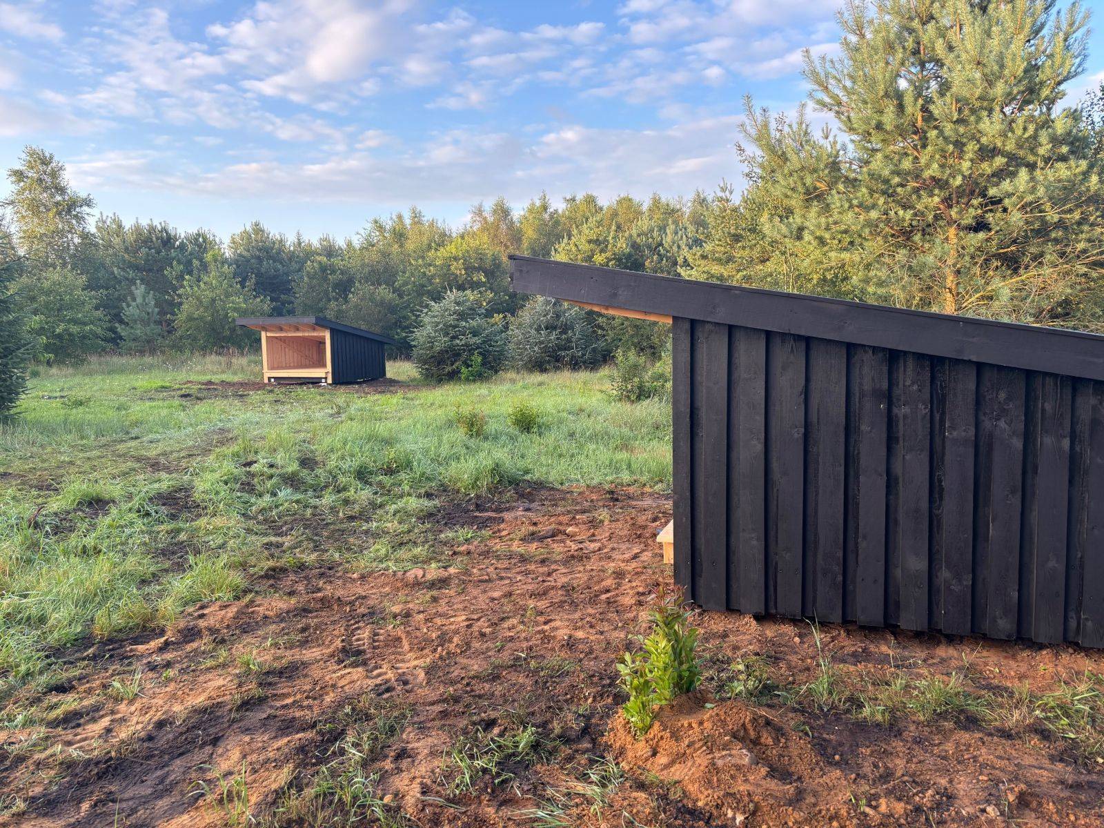 Billede af shelter To shelters Hønning Plantage