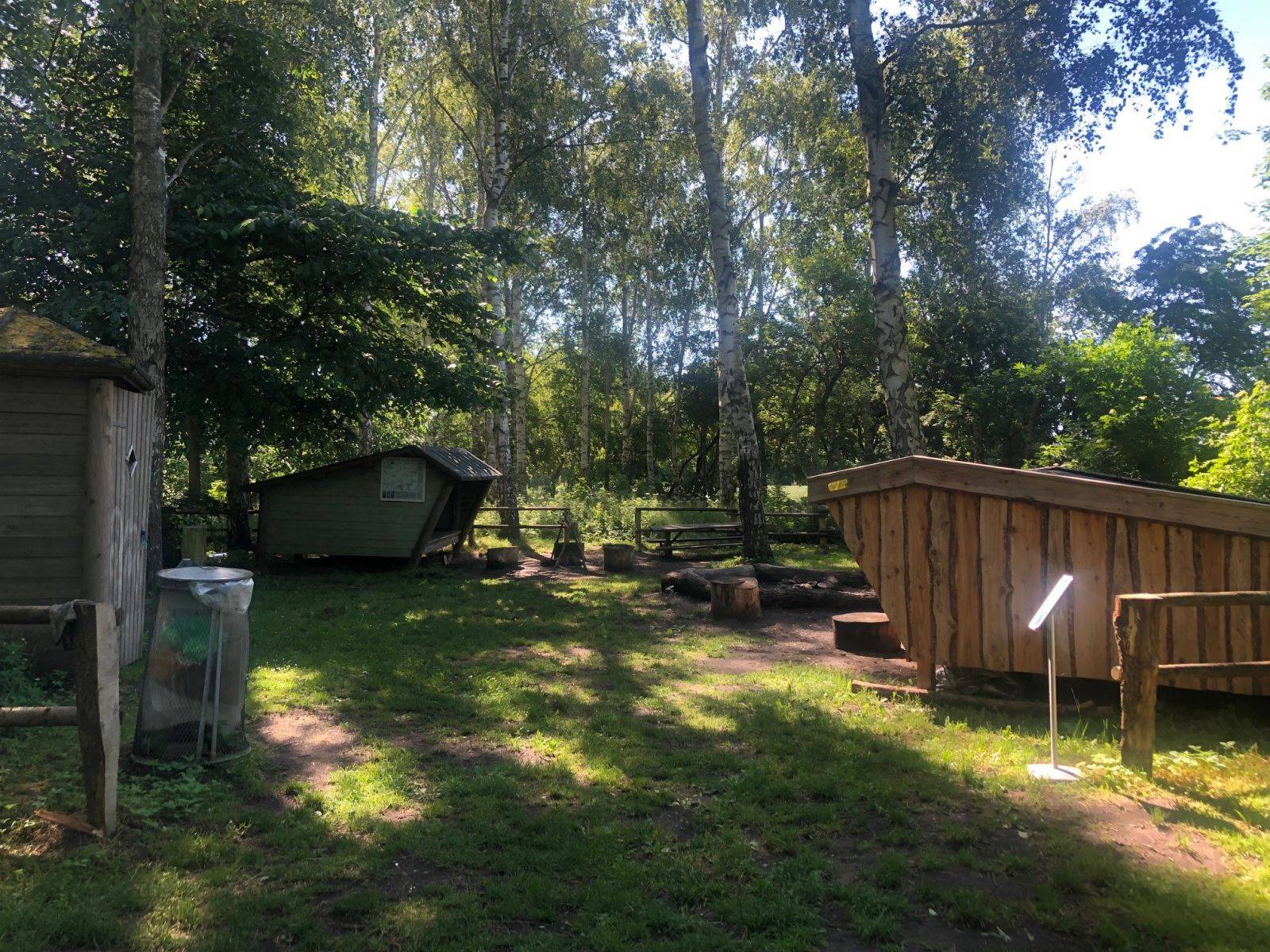 Billede af shelter Naturlejrplads Spanager