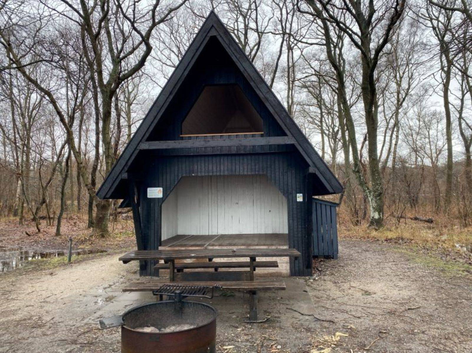 Billede af shelter Strandkær Strand  - Shelter (bookbar)              – billede 7