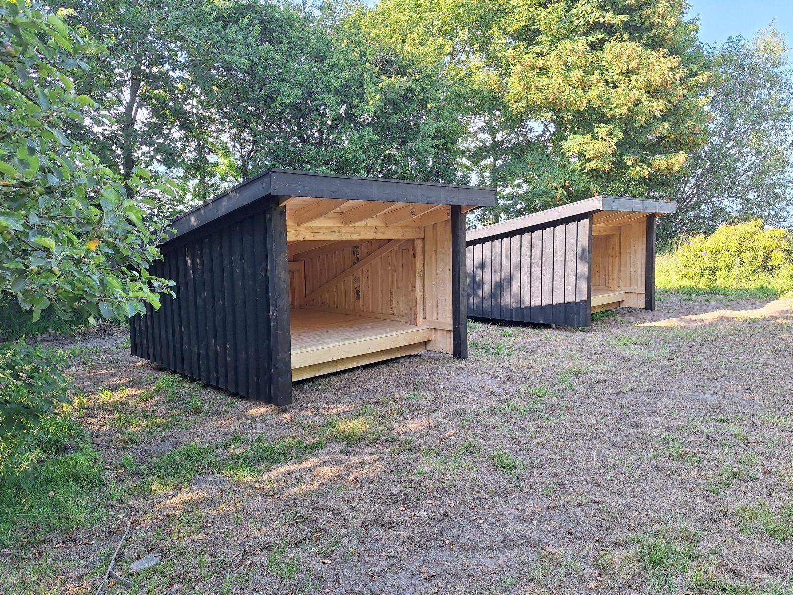 Billede af shelter Biersted Skov - overnatningsplads med sheltere og plads til telte