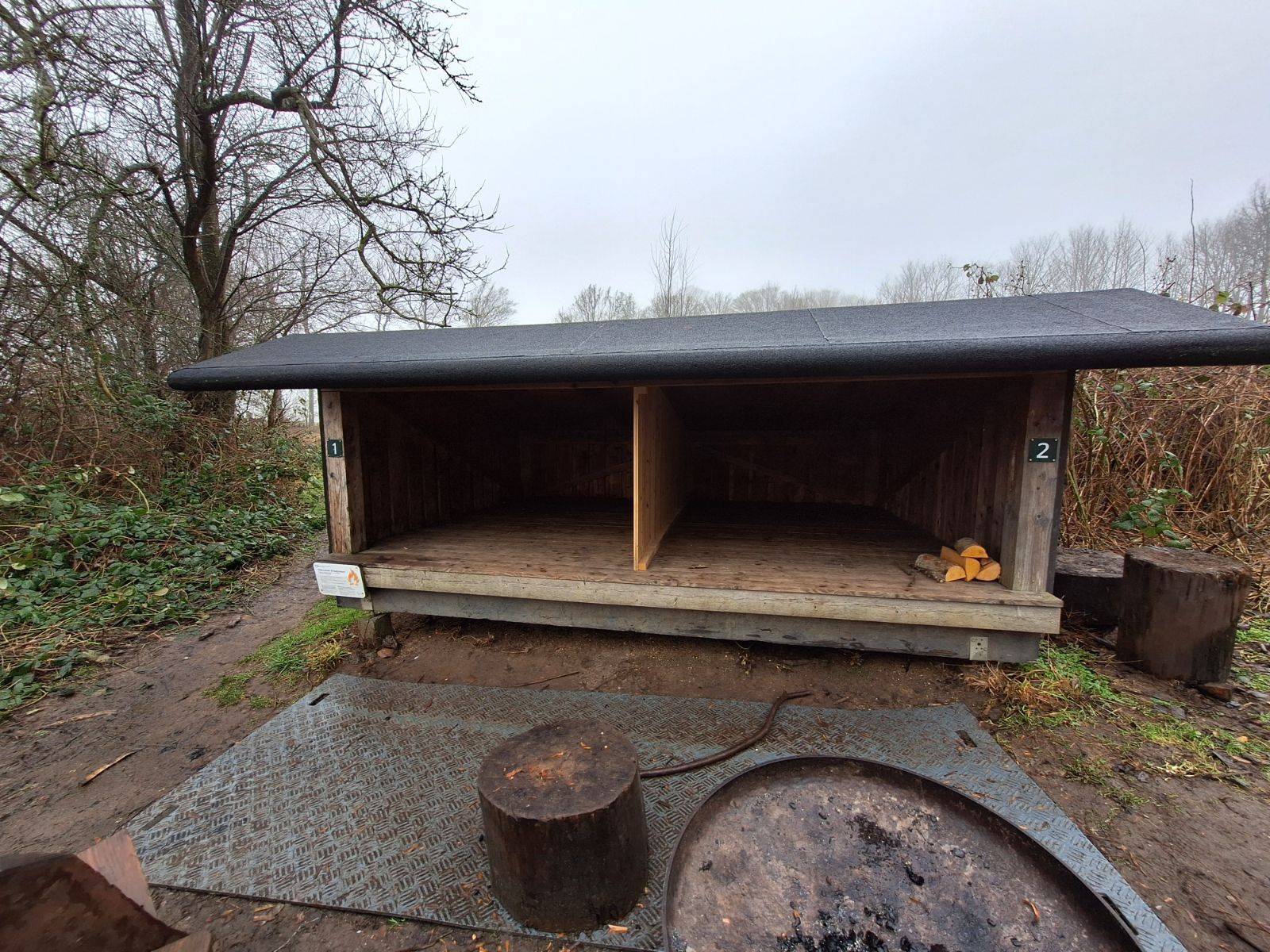 Billede af shelter Kalø Hovedgård - shelter nr. 2 (bookbar)