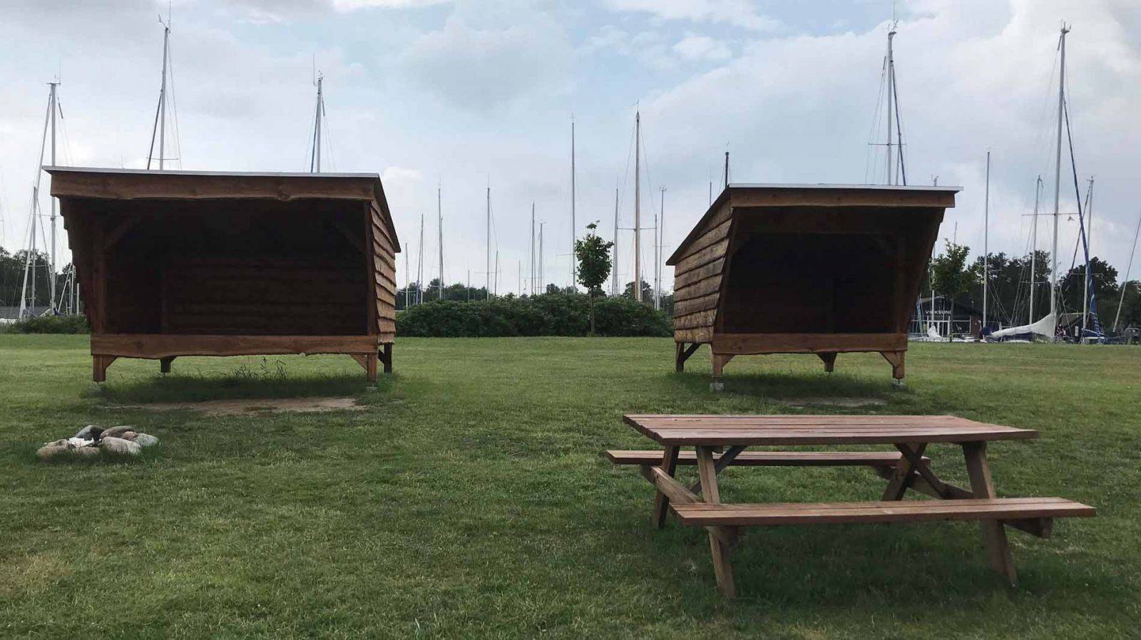 Billede af shelter Shelters ved Virksund Lystbådehavn