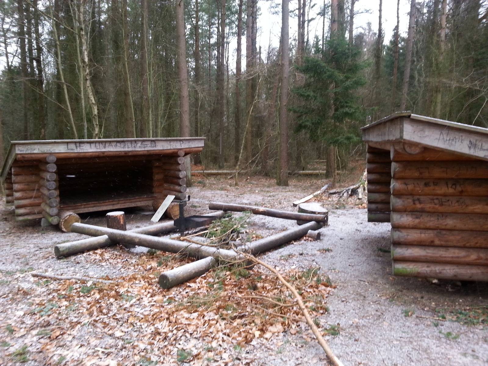 Billede af shelter Hornbæk Plantage Shelterplads