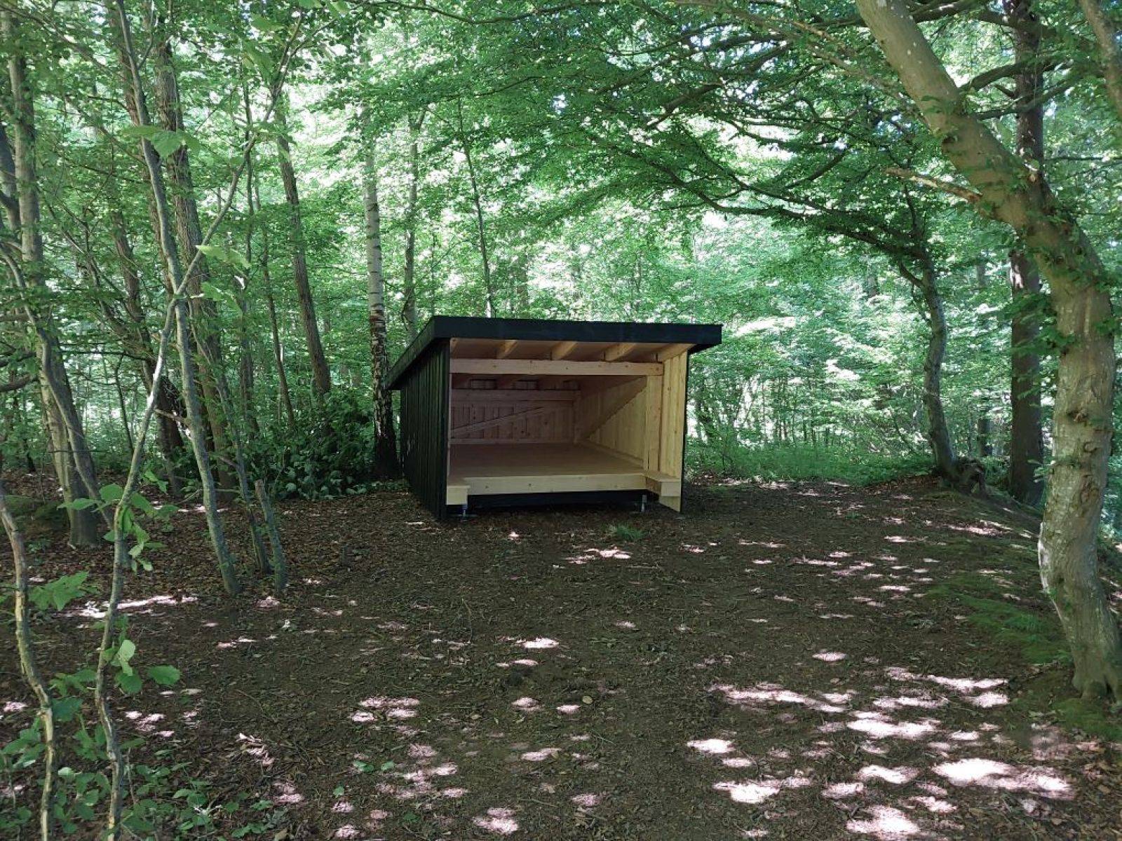Billede af shelter Berg plads mini Shelter "Sortspætten"