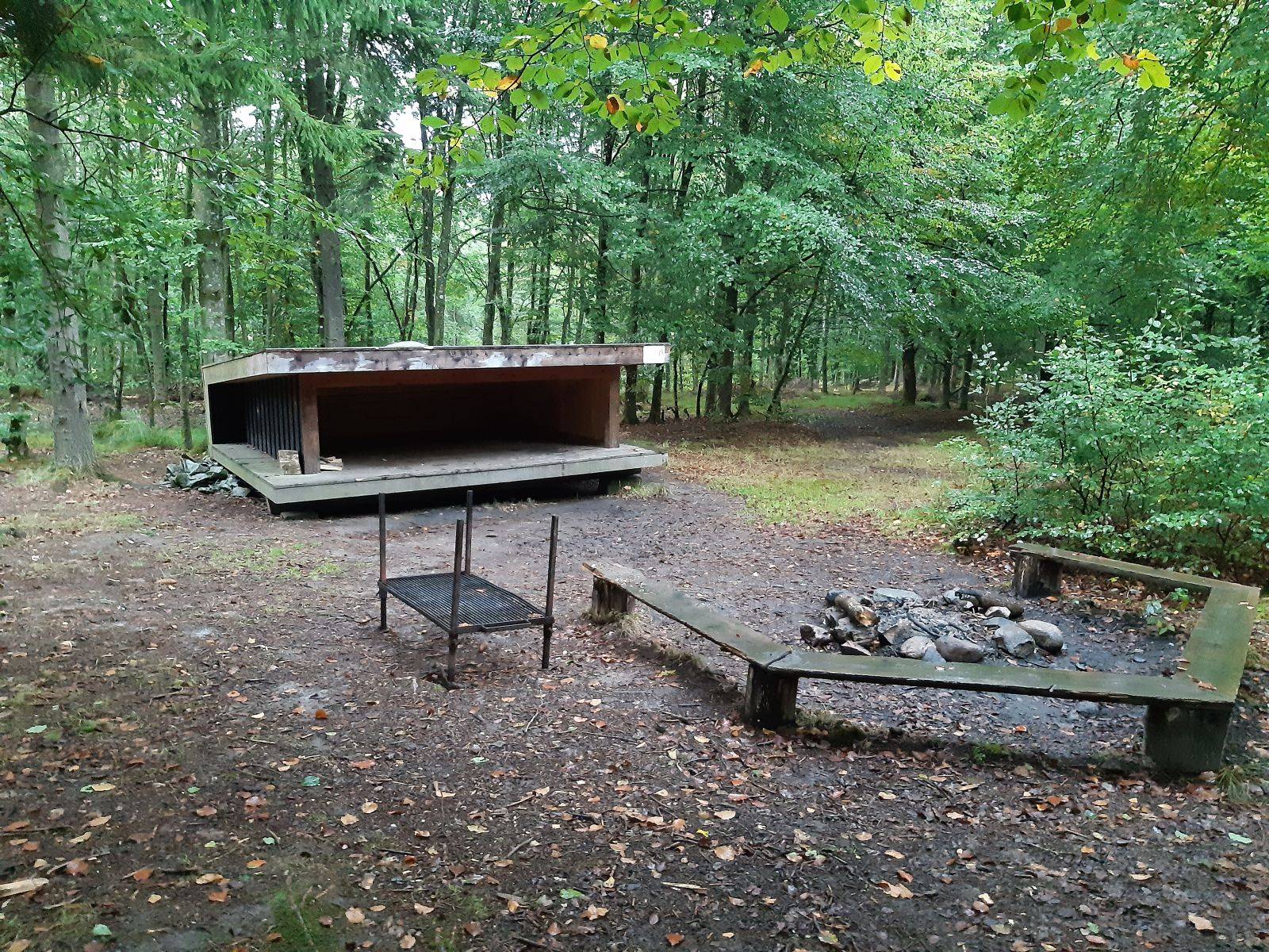 Billede af shelter Lille Lejrplads Indskovene