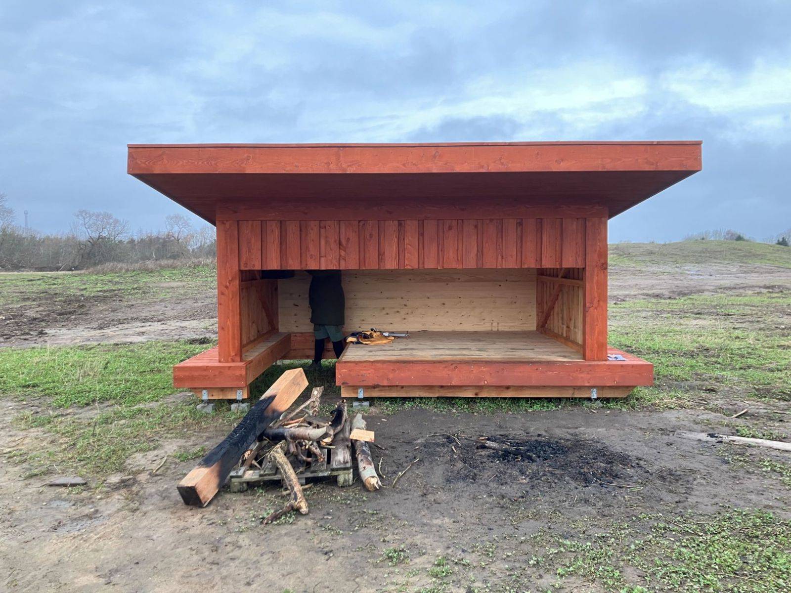 Billede af shelter Shelter i bynær natur på Fællesmark