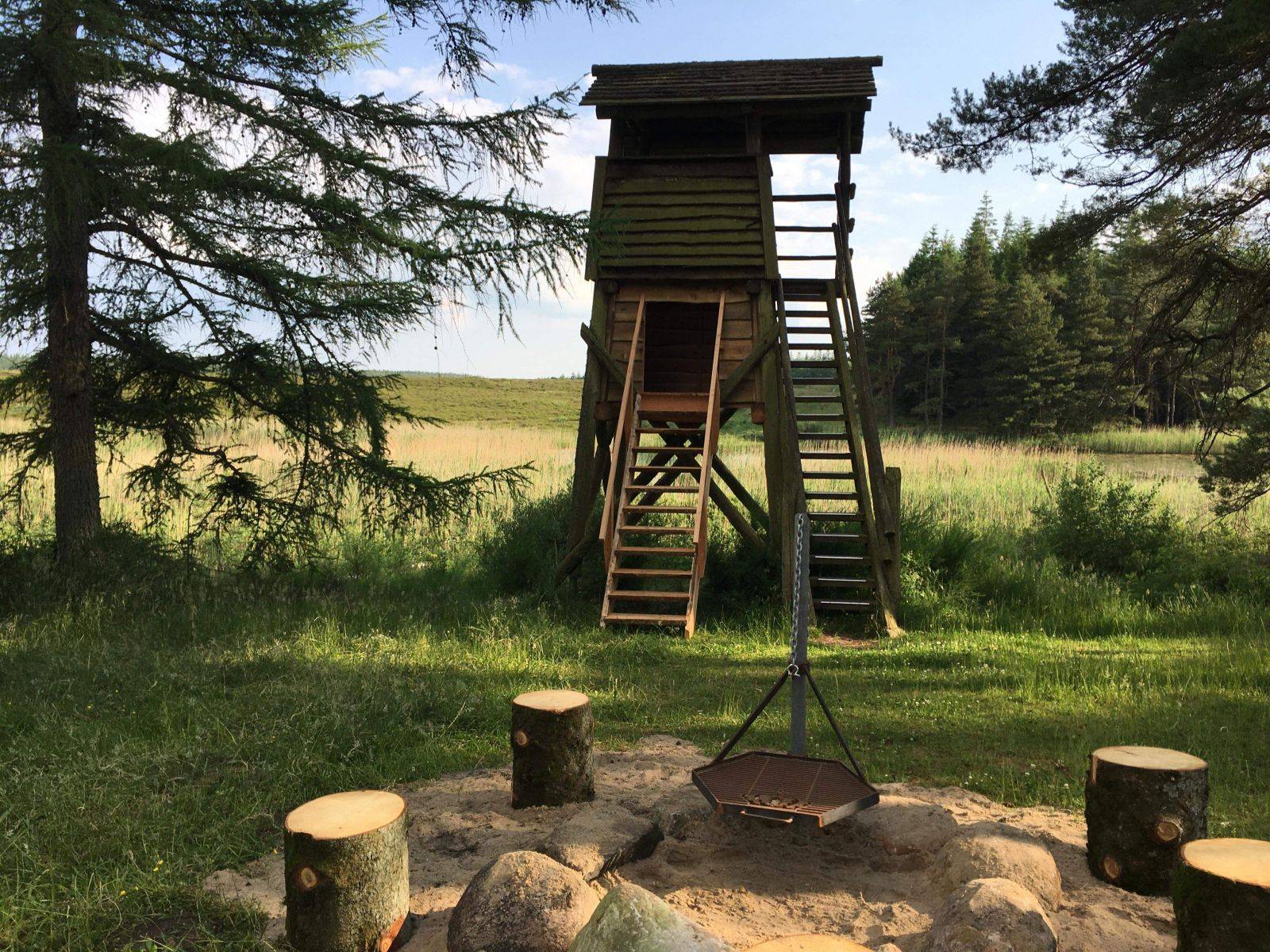 Billede af shelter Fugletårn med shelter i Klosterheden Plantage
